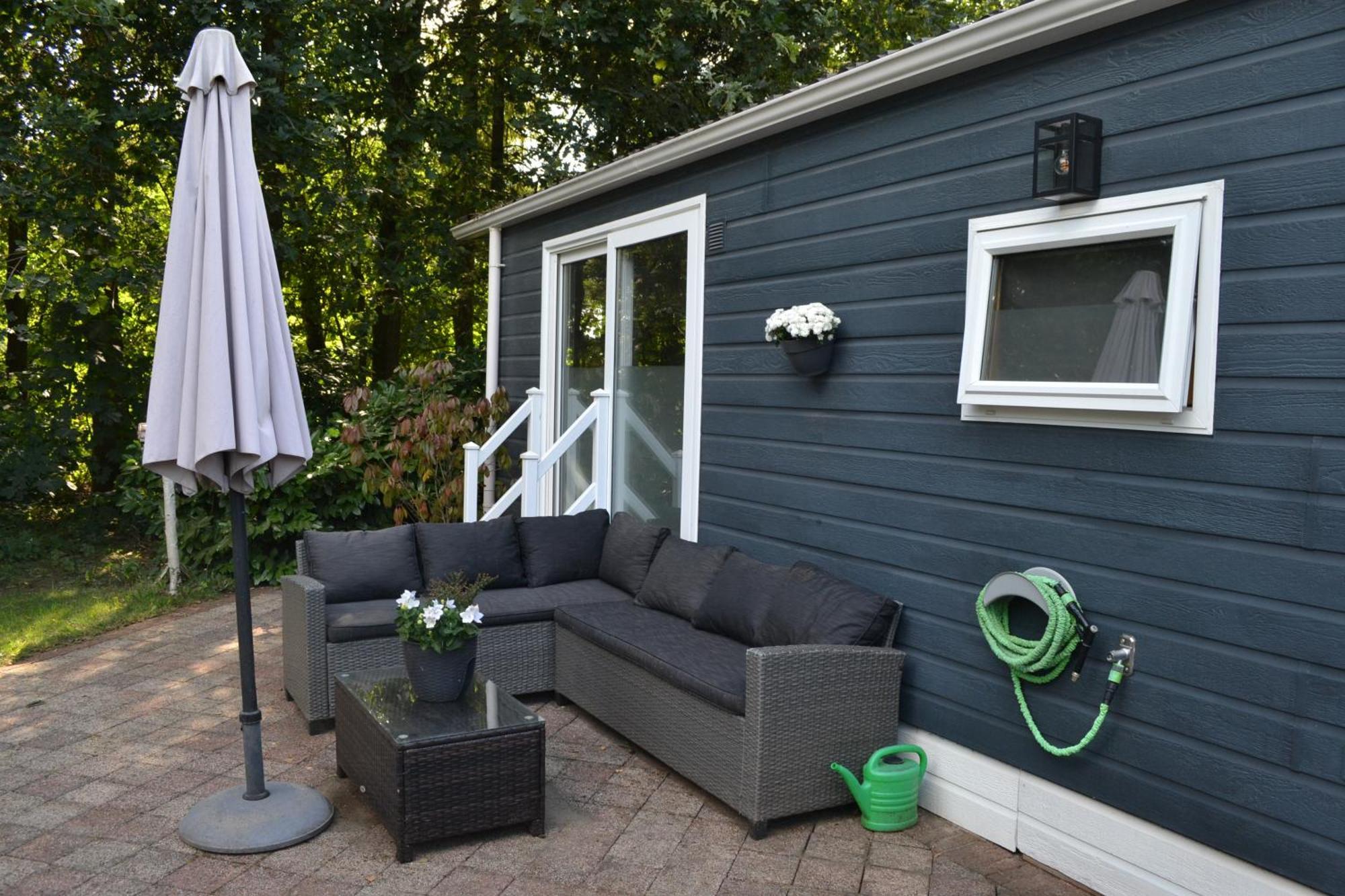Modern Chalet In De Bossen Van De Veluwe Epe Luaran gambar